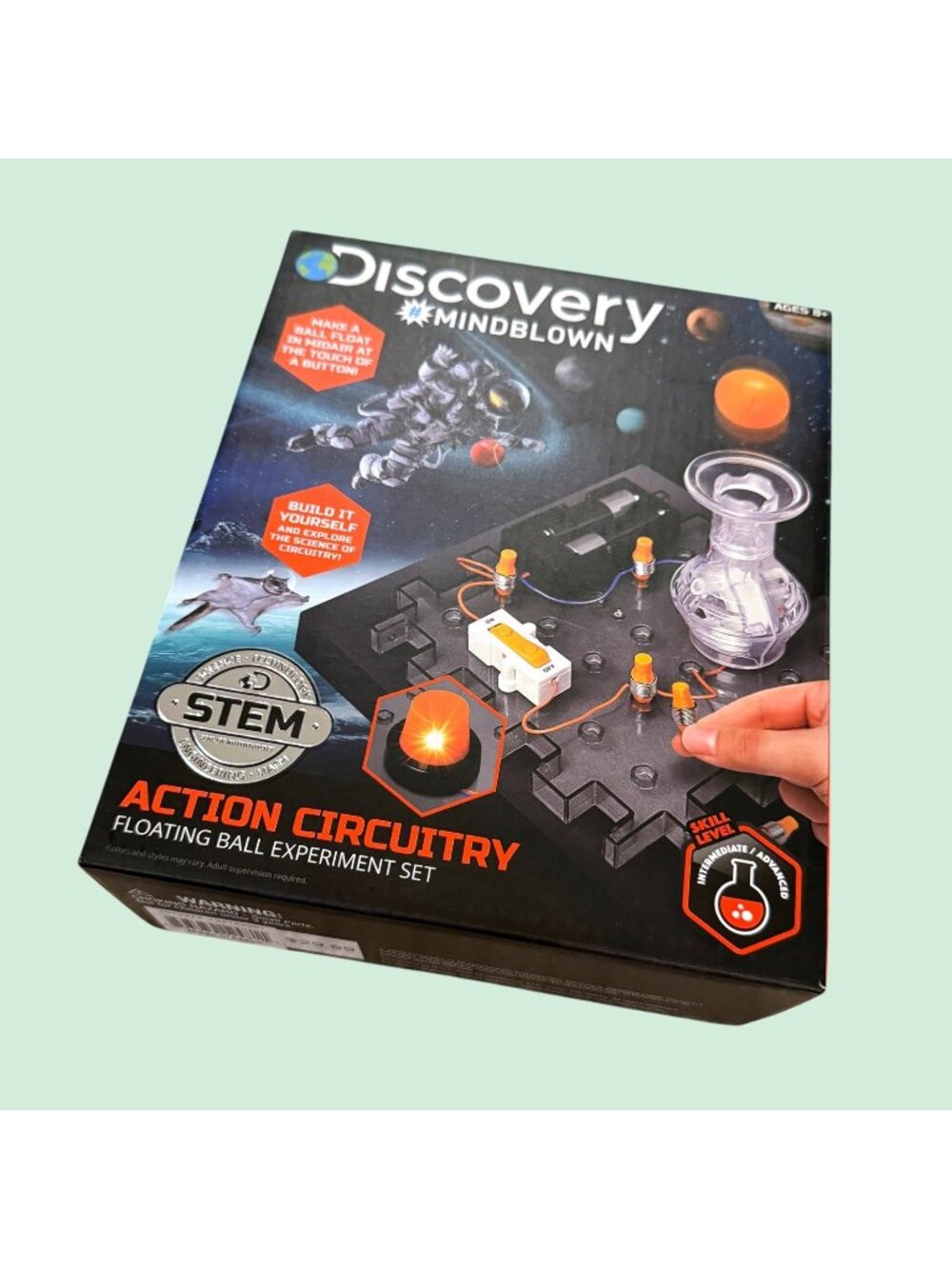 Discovery Mindblown Action Circuitry Floating Ball Experiment Set.